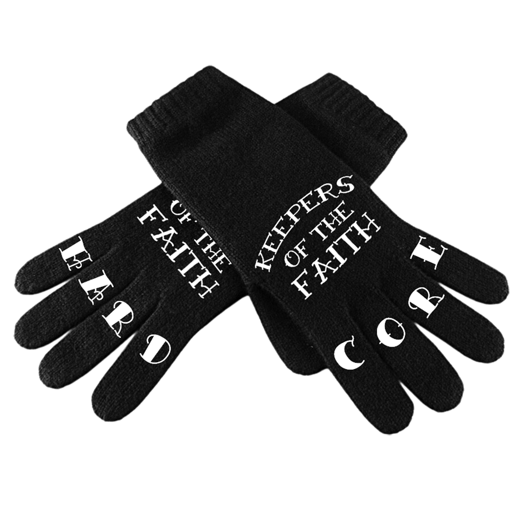 Terror "Keepers of the Faith" Handschuhe (black) - Premium  von Rage Wear für nur €6.90! Shop now at Spirit of the Streets Mailorder