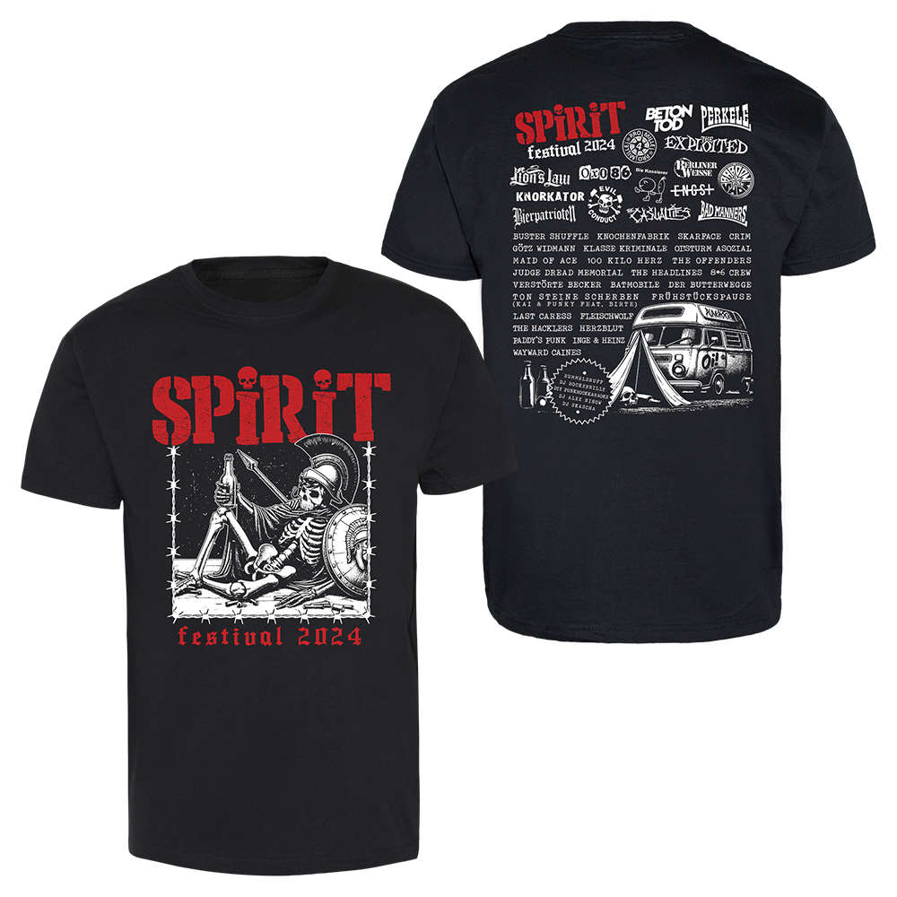 Spirit Festival "Line Up 2024" T-Shirt - Spirit of the Streets