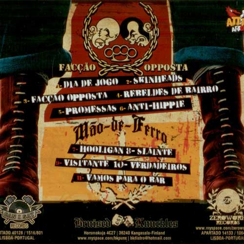 split Faccao Opposta vs. Mao De Ferro "same" CD