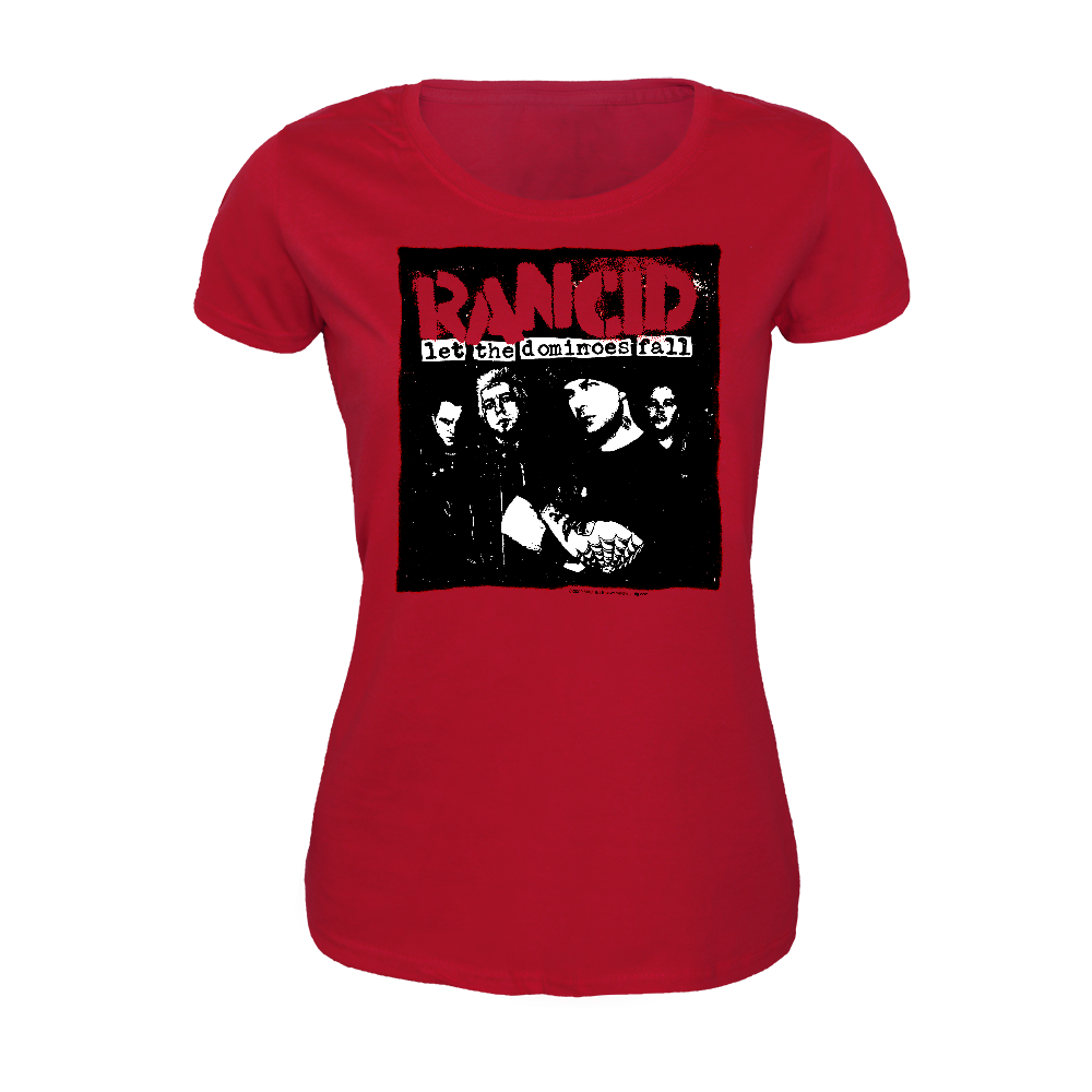 Rancid "Dominoes" Girly-Shirt (red)