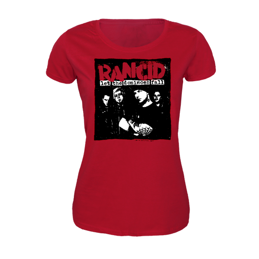 Rancid "Dominoes" girly shirt (red)