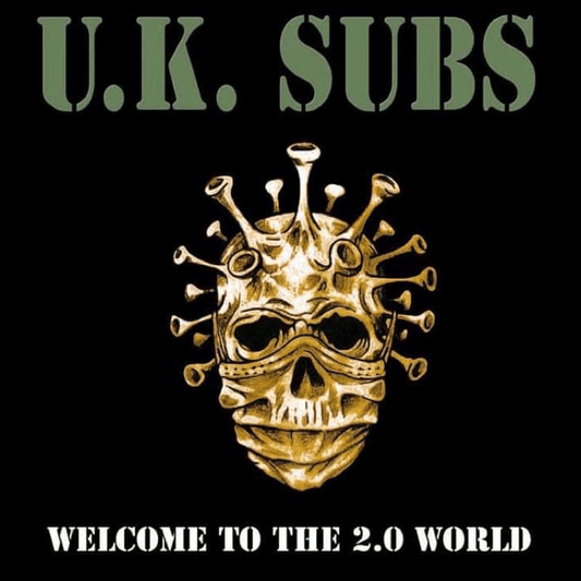 UK Subs "Welcome to the 2.0 World" LP (black, green logo)