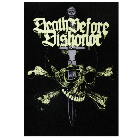 Death Before Dishonor "Skull" Aufkleber / Sticker - Premium  von Rage Wear für nur €1! Shop now at Spirit of the Streets Mailorder