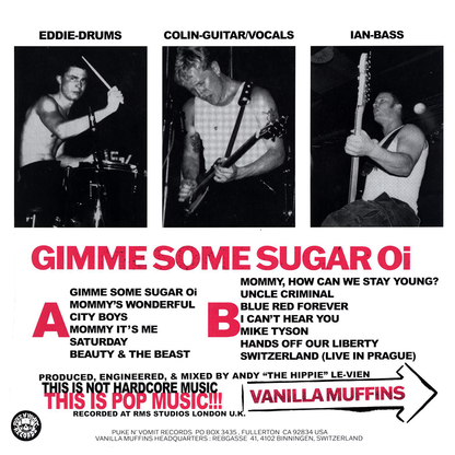 Vanilla Muffins "Gimme some Sugar Oi" LP (black) - Premium  von PNV für nur €20.90! Shop now at SPIRIT OF THE STREETS Webshop