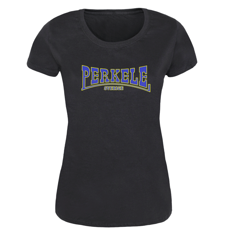 Perkele (Logo, schwarz) - Girly-Shirt