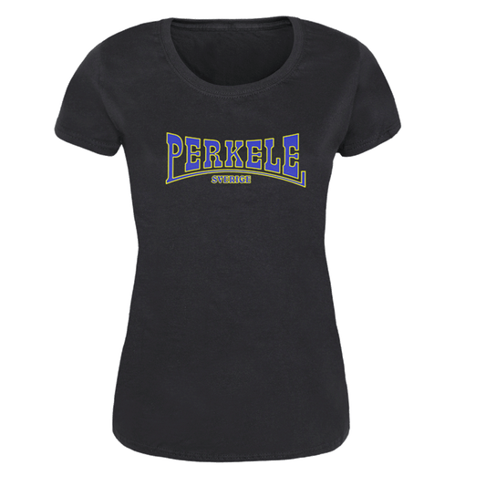 Perkele (Logo, schwarz) - Girly-Shirt