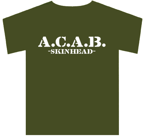 A.C.A.B. Skinhead  TShirt