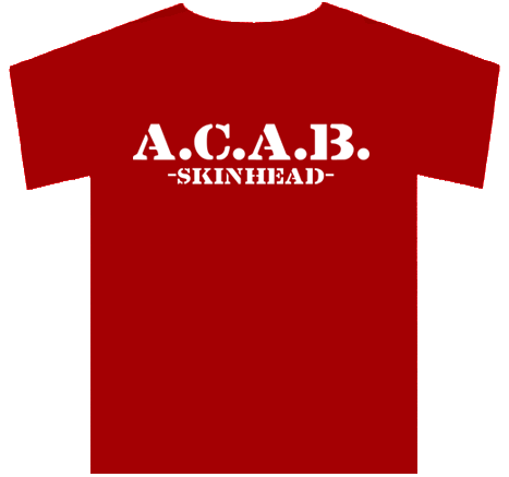 A.C.A.B. Skinhead  TShirt