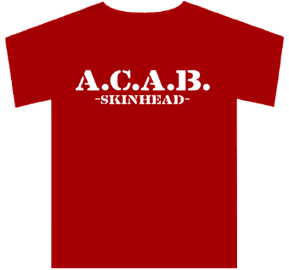 A.C.A.B. Skinhead  TShirt