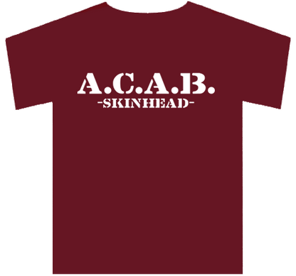 A.C.A.B. Skinhead  TShirt