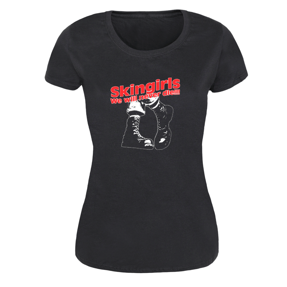 Skingirls We'll never die!!! - Girly-Shirt - Premium  von Spirit of the Streets Mailorder für nur €14.90! Shop now at SPIRIT OF THE STREETS Webshop
