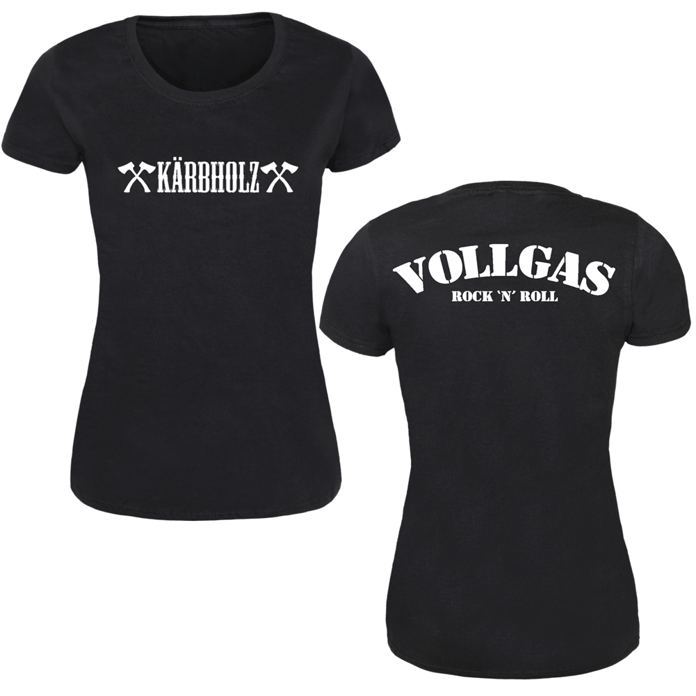 Kärbholz "Vollgas RnR" Girly-Shirt - Premium  von Spirit of the Streets Mailorder für nur €19.90! Shop now at SPIRIT OF THE STREETS Webshop