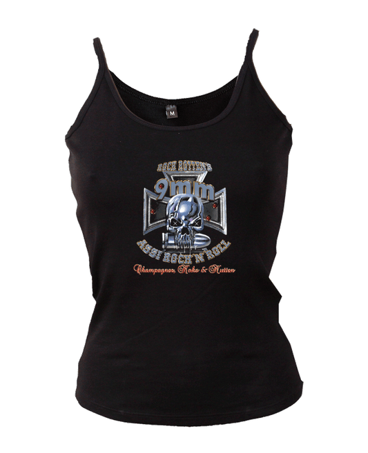 9mm Assi Rock'n'Roll "C.K.N." Girly Trägershirt