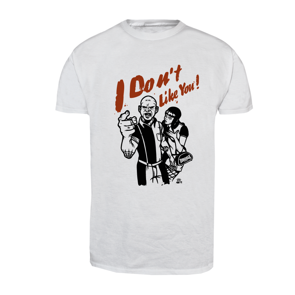 Skinhead "I don't like you" T-Shirt (white)