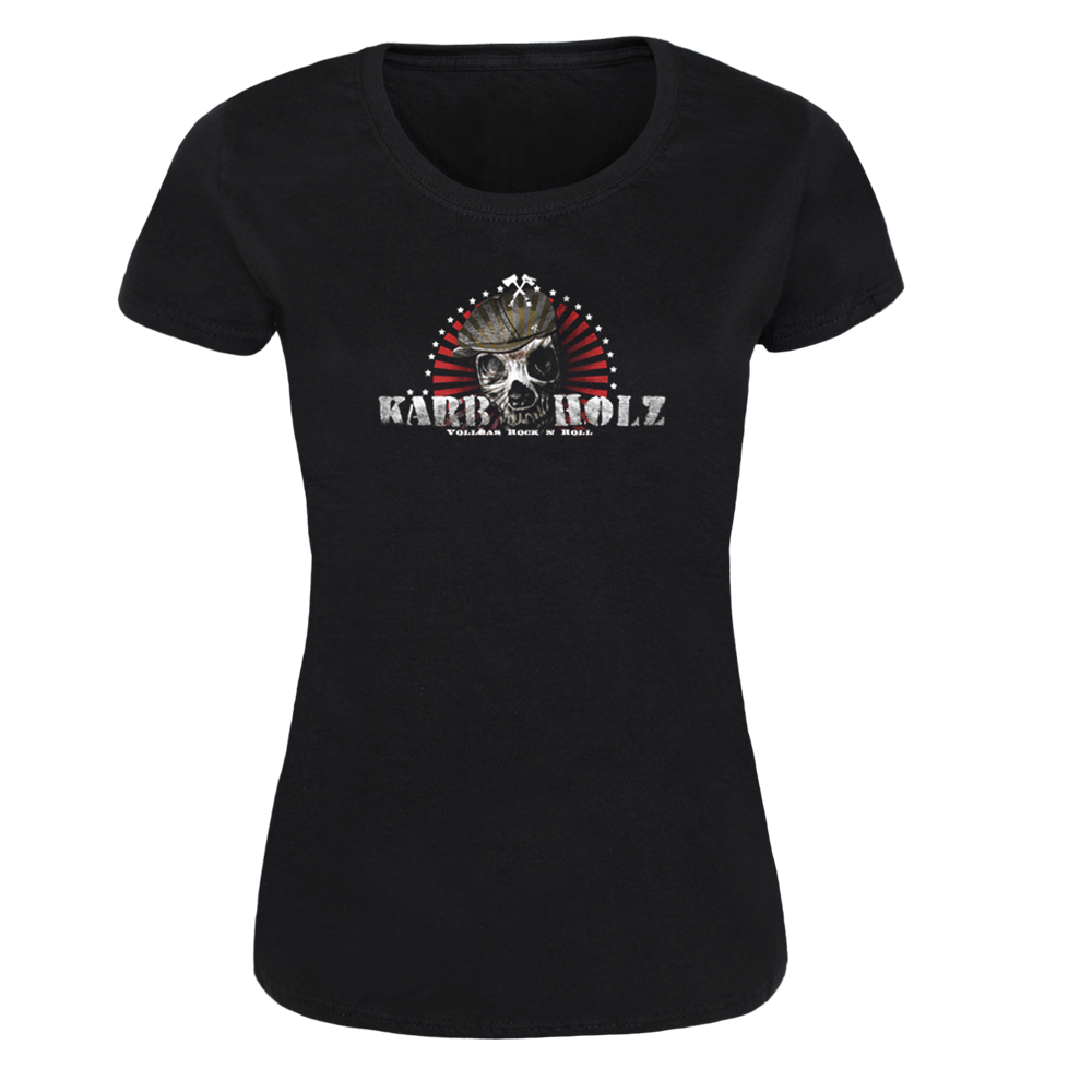Kärbholz "SkullCap" Girly Shirt - Premium  von Spirit of the Streets Mailorder für nur €19.90! Shop now at SPIRIT OF THE STREETS Webshop
