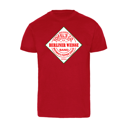 Berliner Weisse "Tabasco" T-Shirt (rot) - Premium  von Spirit of the Streets für nur €19.90! Shop now at Spirit of the Streets Mailorder