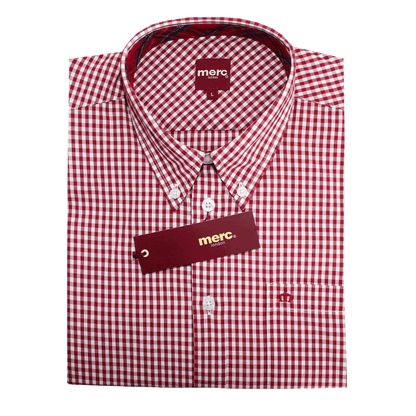 Merc Button Down Hemd  "Japster" (lang) (blood) - Premium  von Merc London für nur €39.90! Shop now at Spirit of the Streets Mailorder