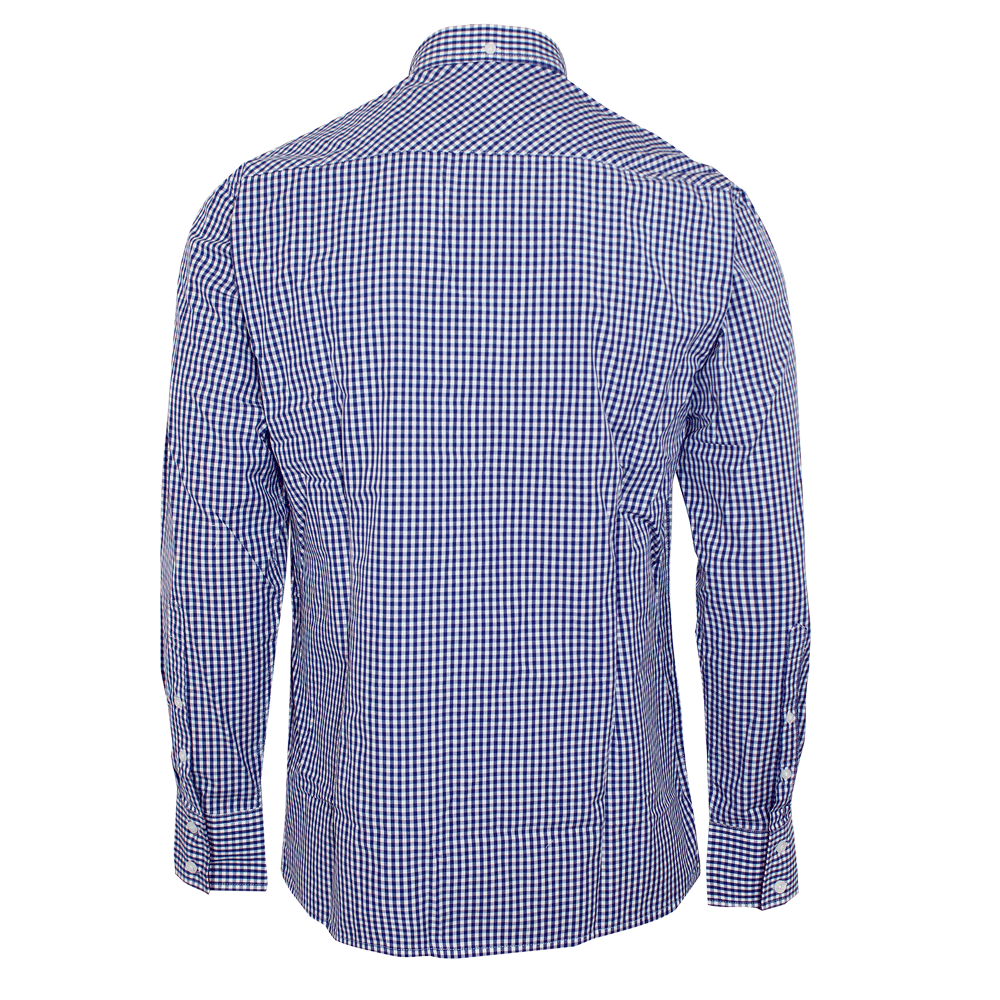 Merc Button Down Hemd  "Japster" (lang) (royale blue)