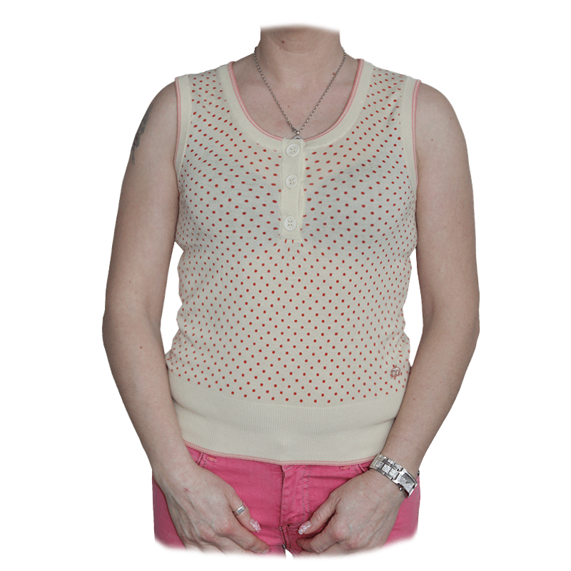 Merc "Delia" Girly Top (cream)