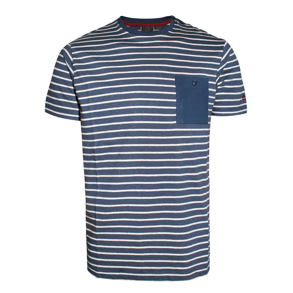 Merc "Strype" T-Shirt (navy) - Premium  von Merc London für nur €14.90! Shop now at Spirit of the Streets Mailorder