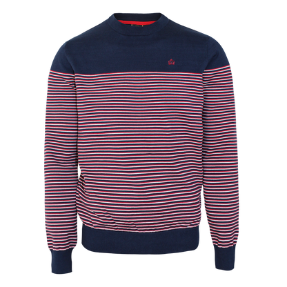Merc "Brich" Stripe Pullover (navy) - Premium  von Merc London für nur €29.90! Shop now at Spirit of the Streets Mailorder