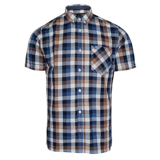 Merc "Ashford" Button Down Hemd (braun) - Premium  von Merc London für nur €39.90! Shop now at Spirit of the Streets Mailorder