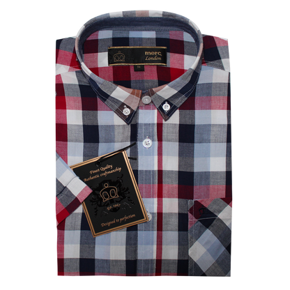 Merc "Ashford" Button Down Hemd (rot) - Premium  von Merc London für nur €39.90! Shop now at Spirit of the Streets Mailorder