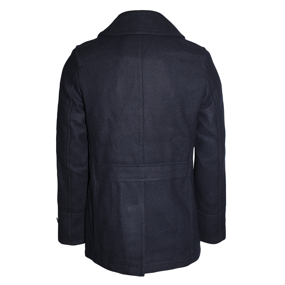 Merc "Doyle" Pea Coat (dark navy) - Premium  von Merc London für nur €99.90! Shop now at SPIRIT OF THE STREETS Webshop