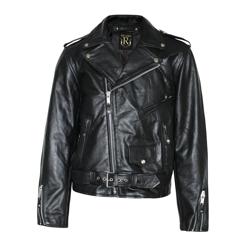 Lederjacke "Brando" (schwarz)