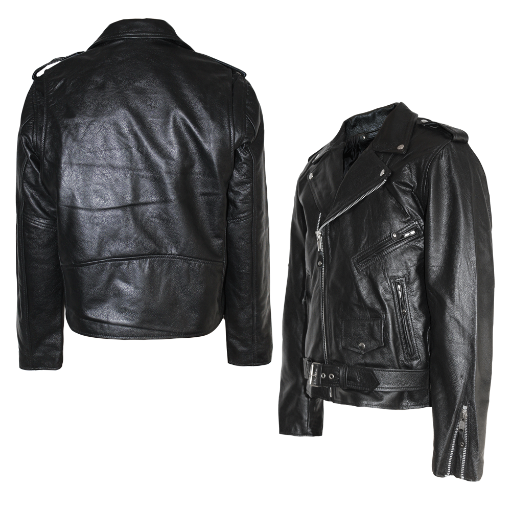 Lederjacke "Brando" (schwarz)