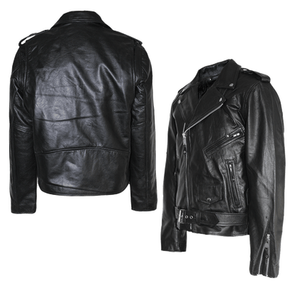 Lederjacke "Brando" (schwarz)