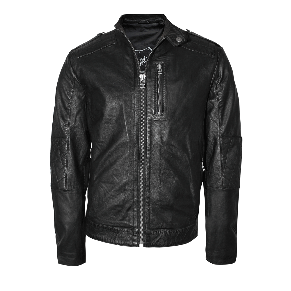 Lederjacke "Anglo" (schwarz)