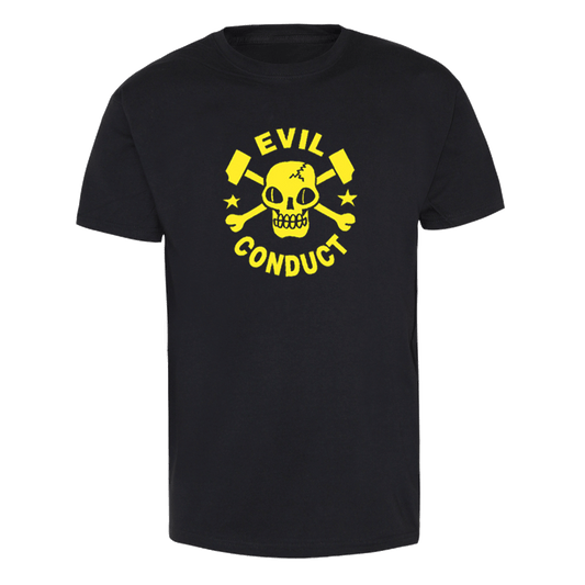 Evil Conduct "Skull" - T-Shirt - Premium  von Knock Out Records für nur €14.90! Shop now at Spirit of the Streets Mailorder