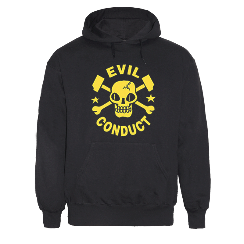 Evil Conduct "Skull" - Kapu / hooded - Premium  von Knock Out Records für nur €29.90! Shop now at SPIRIT OF THE STREETS Webshop