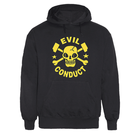 Evil Conduct "Skull" - Kapu / hooded - Premium  von Knock Out Records für nur €29.90! Shop now at SPIRIT OF THE STREETS Webshop