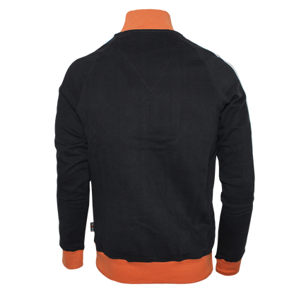 Trojan "Twin Stripe" Trainingsjacke (schwarz/orange) - Premium  von Trojan für nur €74.90! Shop now at Spirit of the Streets Mailorder