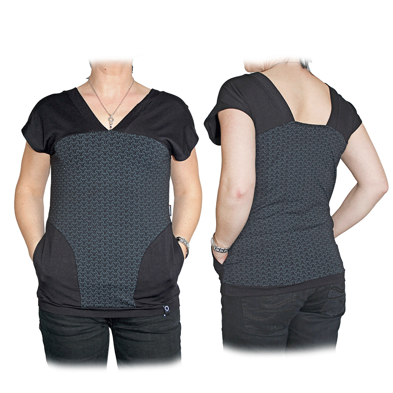 Zergatik "Ager" Girly Top (tetris) - Just €9.90! Shop now at SPIRIT OF THE STREETS Webshop