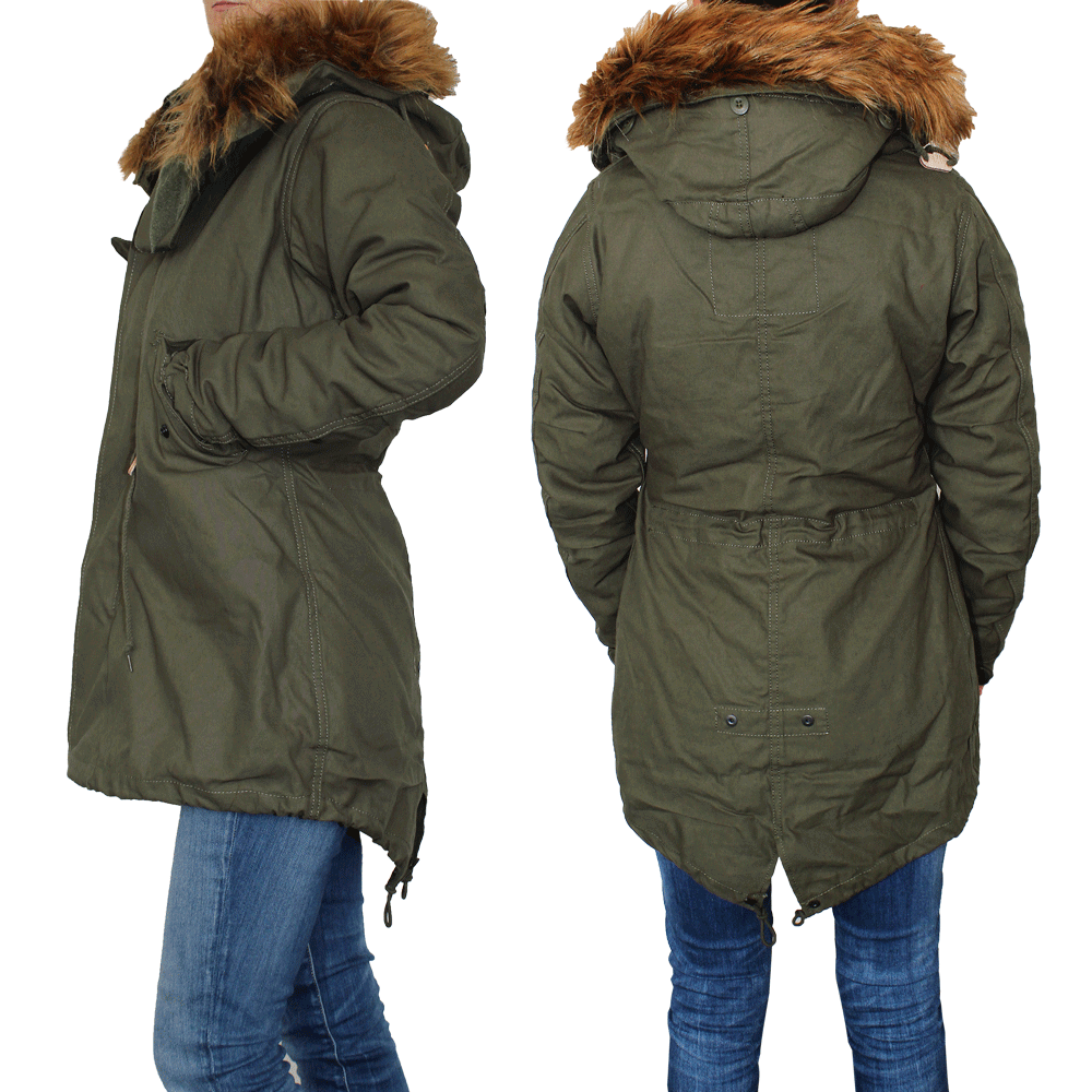 Alpha Industries Girl Vintage Parka (oliv)