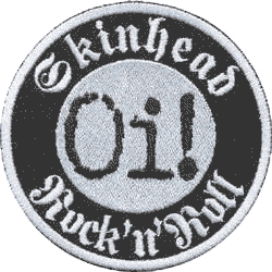Skinhead Oi! Rock'n'Roll - Aufnäher (Stick) - Premium  von Spirit of the Streets Mailorder für nur €3.91! Shop now at Spirit of the Streets Mailorder