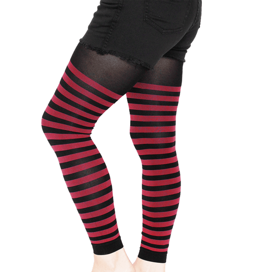 Leggings "Stripe" (red) (onesize)