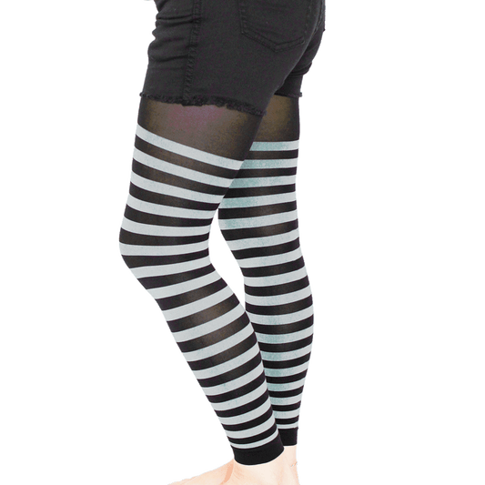 Leggings "Stripe" (black/white)