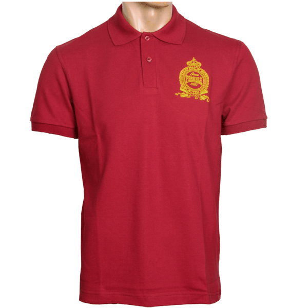 Perkele "Crown" polo shirt (burgundy)