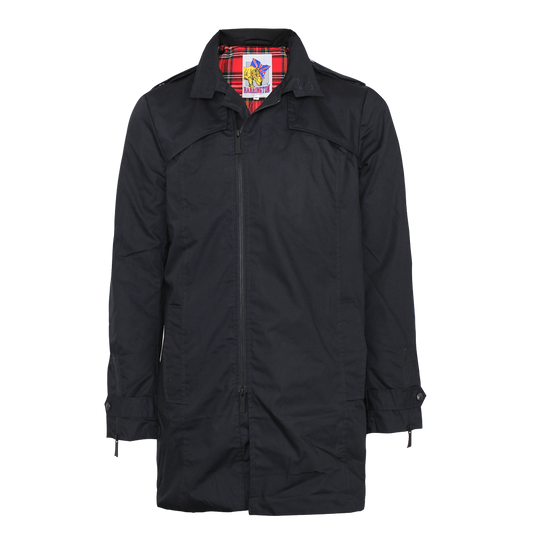 Harrington Trenchcoat (schwarz)