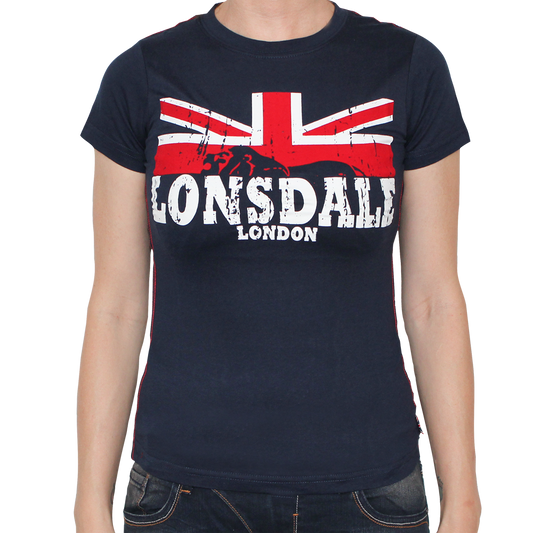Lonsdale "Erykah" Girly Shirt (navy) - Premium  von Lonsdale für nur €5.90! Shop now at Spirit of the Streets Mailorder