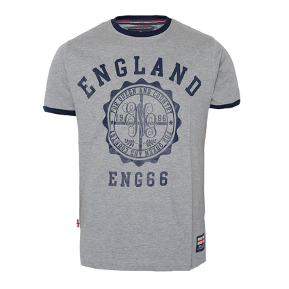 England "Logo" T-Shirt (grey) - Premium  von Spirit of the Streets Mailorder für nur €9.90! Shop now at Spirit of the Streets Mailorder