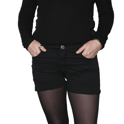 Darkside Girly Hot Pants (black) - Premium  von Darkside für nur €9.90! Shop now at Spirit of the Streets Mailorder