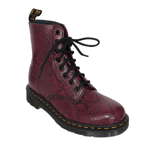 Dr. Martens Pascal Viper Girl Boot 8 holes wine Best Price in 2023 at Spirit of the Streets Mailorder Spirit of the Streets Oi Punk