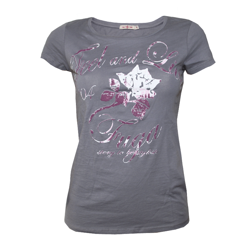 Fuga "Carla" Girly Shirt (grey)