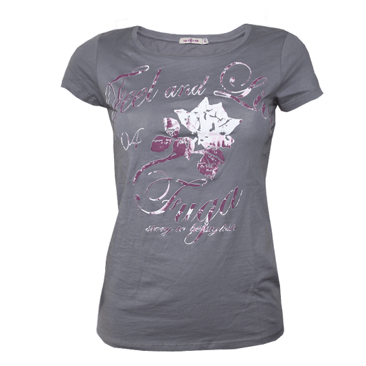 Fuga "Carla" Girly Shirt (grey)