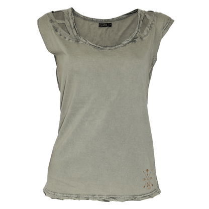 Fuga "Gida" Girly Shirt (army green)